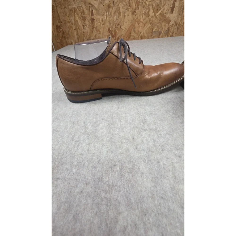 Vince Camuto Lyre Derby Dress Shoes Cognac‎ Soft Leather Size 11M